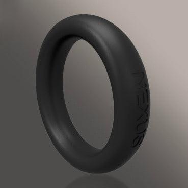 Nexus - Enduro - Rekbare Siliconen Cockring - Zwart