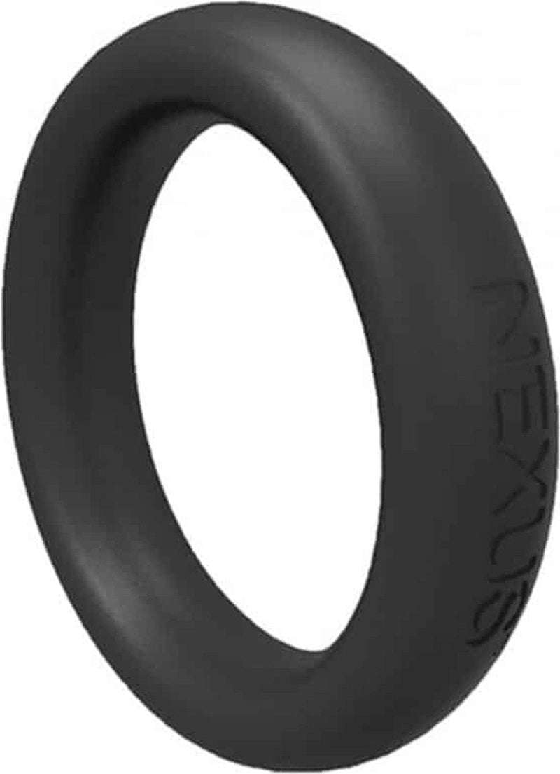 Nexus - Enduro - Rekbare Siliconen Cockring - Zwart