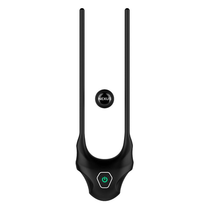 Nexus - Forge - Verstelbare Vibrerende Cockring - Zwart