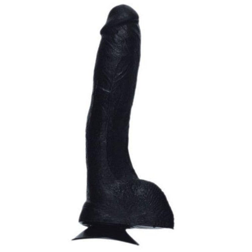 BP Toys - Dildo - Dildo Met Balzak - Ultimate - Zwart - 23 cm.