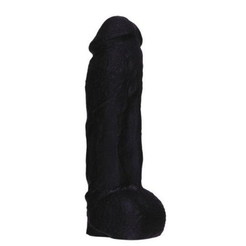 BP Toys - Dildo - Dildo Met Balzak - My Lord - Zwart - 21.5 cm