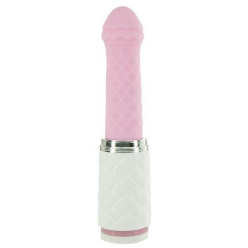 Pillow Talk - Feisty - Stotende Vibrator Met Handsfree Houder - Lichtroze