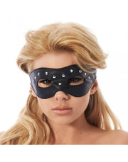 Rimba - Open oogmasker Van Leer Met siernieten