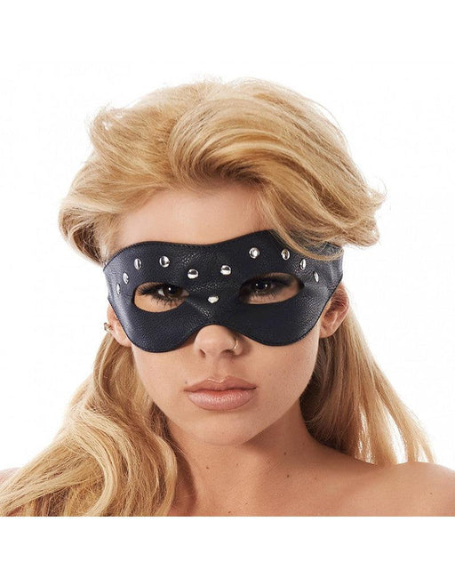Rimba - Open oogmasker Van Leer Met siernieten