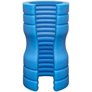 OptiMALE - Truskyn Siliconen Masturbator met Ribbels - Blauw