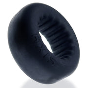 Oxballs - Axis - Ribbed Cockring - Zwart Ice