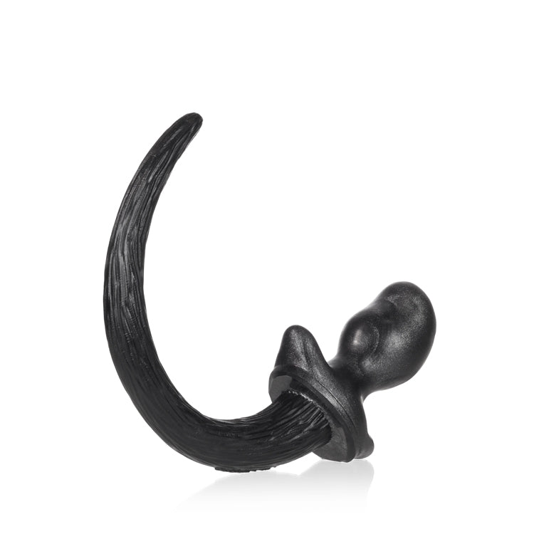 Oxballs - Beagle Puppy Tail - Buttplug met Staart - Zwart Medium