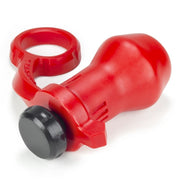 Oxballs - Blaster Asslock - Rood + Stopper - Zwart