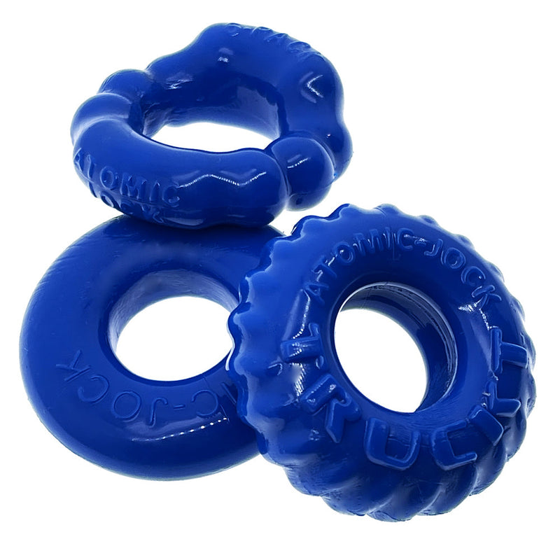 Oxballs - Bonemaker Cockring Set - 3 stuks - Blauw