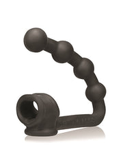 Oxballs - Buttballs - Rekbare Cocksling met Buttplug - Zwart