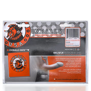 Oxballs - Buzz Squeeze - Vibrerende Ballstretcher - Transparant