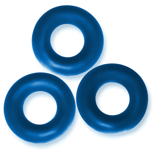 Oxballs - Fat Willy - Cockring - 3 stuks - Blauw