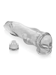 Oxballs - Fido - Penis Sleeve met Animal Knot - Rekbaar TPR - Transparant - Puppy Play-Erotiekvoordeel.nl