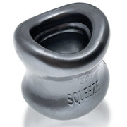 Oxballs - Mega Squeeze - Rekbare Ballstretcher van TPR - Steel/Zilver