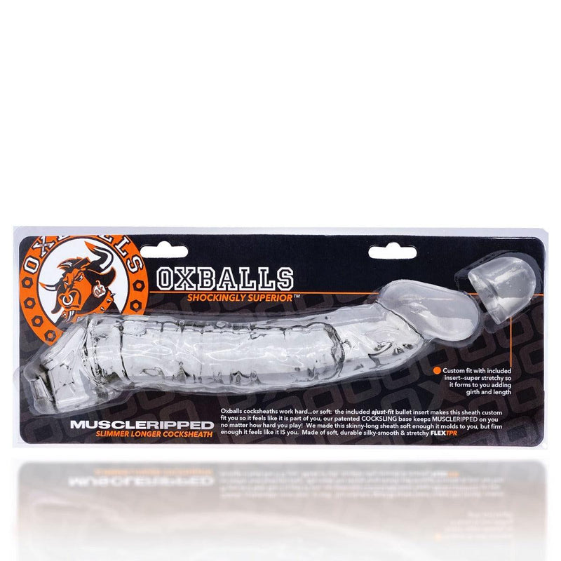 Oxballs - Muscle Ripped Penis Sleeve - Transparant