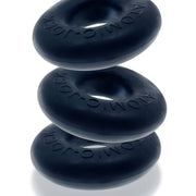 Oxballs - Ringer - Cockring - 3 stuks - Night Edition - Mat Zwart