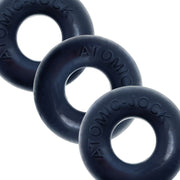 Oxballs - Ringer - Cockring - 3 stuks - Night Edition - Mat Zwart
