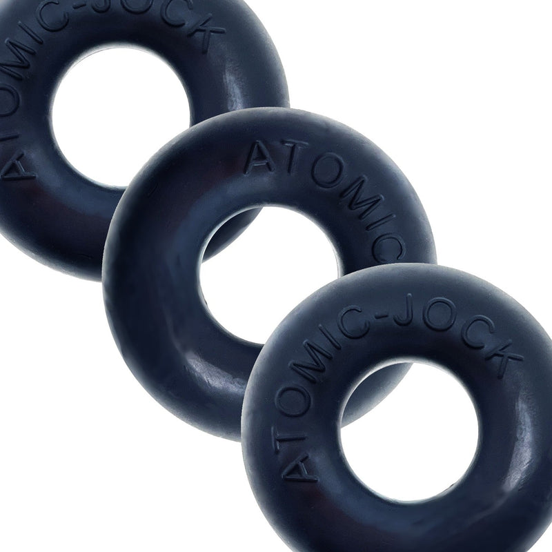 Oxballs - Ringer - Cockring - 3 stuks - Night Edition - Mat Zwart