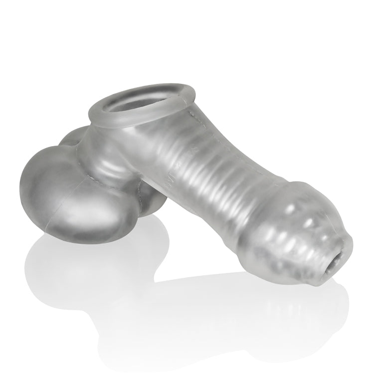 Oxballs - Sackjack Jack-Off Sheath - Penis Sleeve met Ball Sling - Transparant