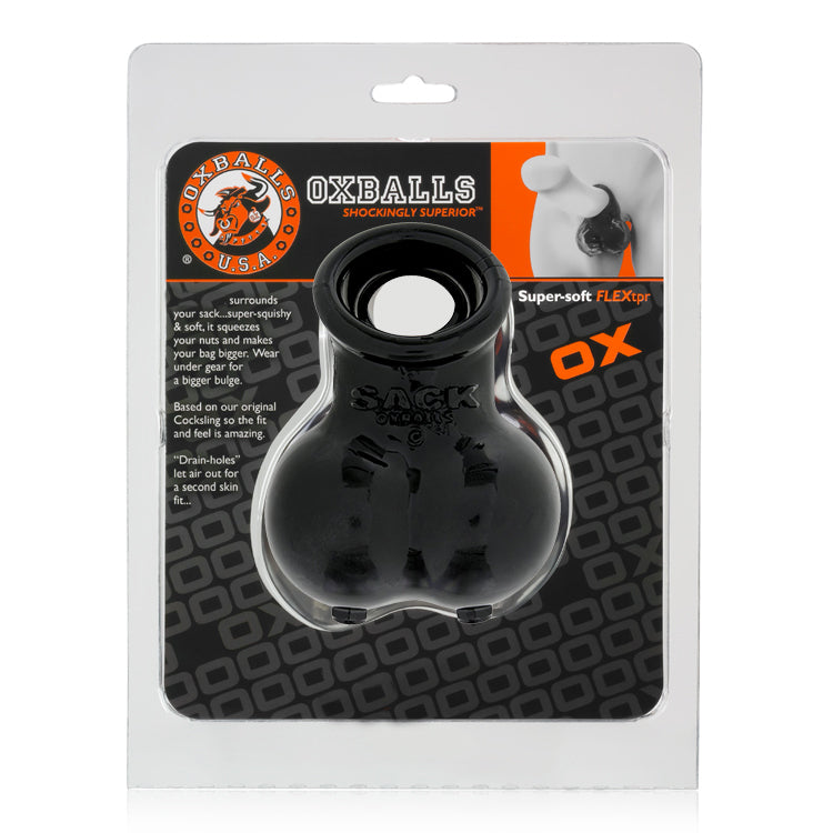 Oxballs - Sacksling 2 - Ballenhouder met Cockring - Zwart