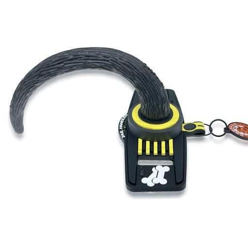 Oxballs - Tail Handler Show Tail - Buttplug met Hondenstaart - Zwart/Geel