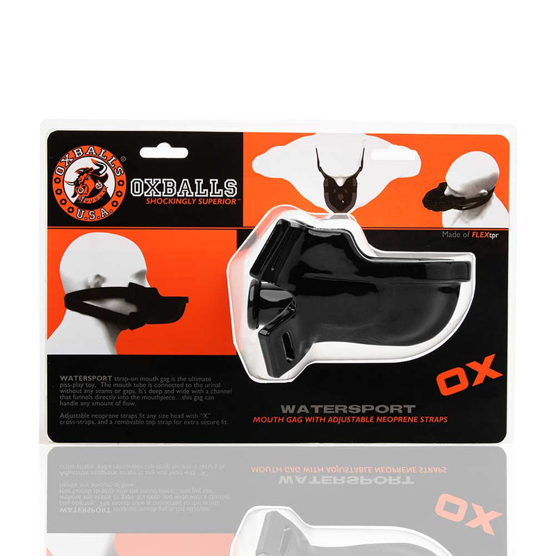 Oxballs - Watersport Strap-On Gag - Zwart