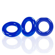 Oxballs - Willy - Cockring - 3 stuks - Blauw