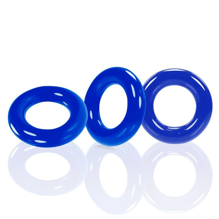 Oxballs - Willy - Cockring - 3 stuks - Blauw