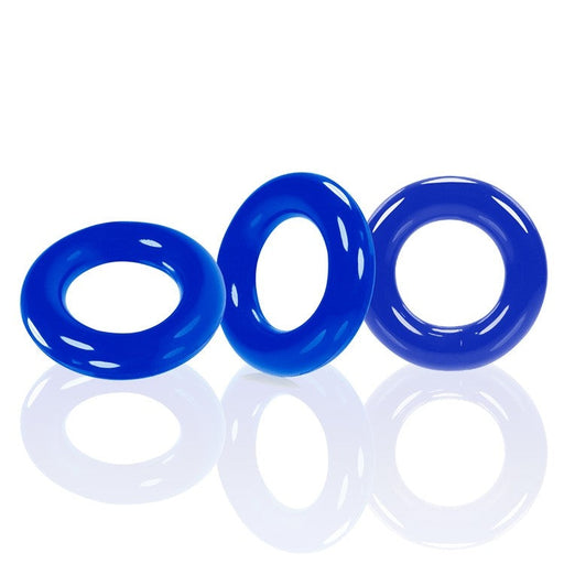 Oxballs - Willy - Cockring - 3 stuks - Blauw
