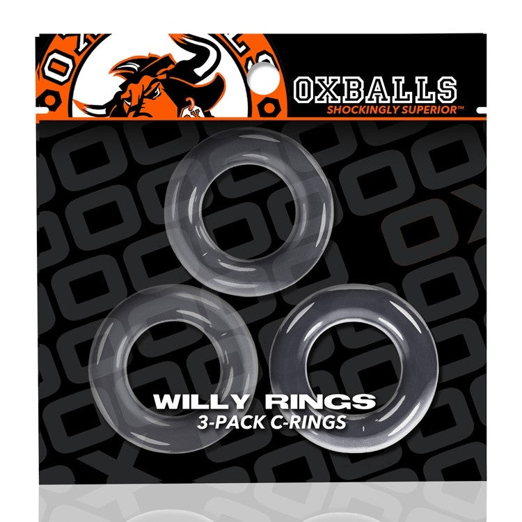 Oxballs - Willy - Cockring - 3 stuks - Transparant