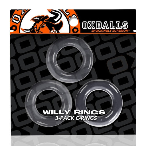 Oxballs - Willy - Cockring - 3 stuks - Transparant