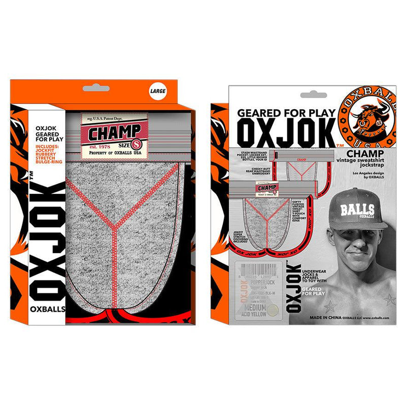 Oxjok Champ - Sweatshirt Jockstrap - Heather Grey