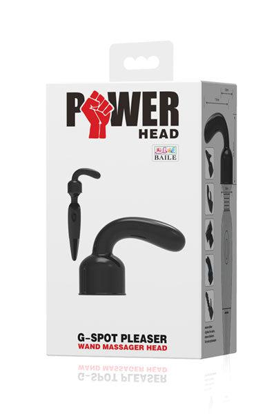 Baile Power - Pleaser - Opzetstuk Wand en G Spot Vibrator - Zwart