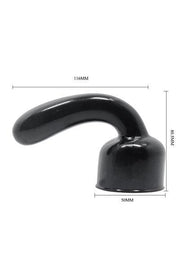 Baile Power - Pleaser - Opzetstuk Wand en G Spot Vibrator - Zwart