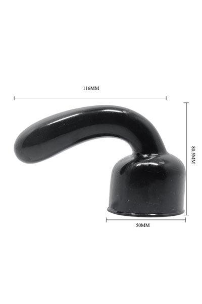 Baile Power - Pleaser - Opzetstuk Wand en G Spot Vibrator - Zwart