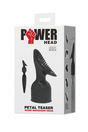 POWER Wand Vibrator Opzetstuk Petal Pleaser - Zwart