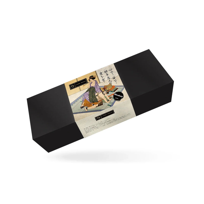 Liebe Seele - Samurai - Stoere Lederen Blinddoek - Zwart