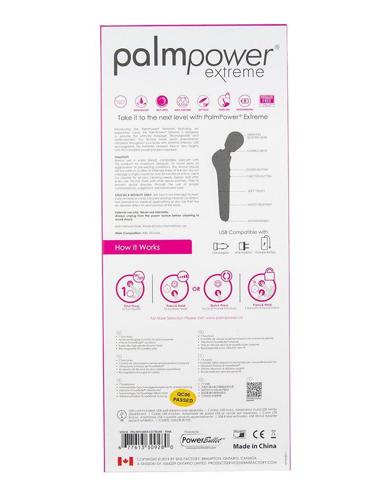 PalmPower - Wand Vibrator - Ergonomisch Gevormd - Extreem krachtig - Roze-Erotiekvoordeel.nl