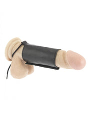 Rimba - Penis Strap - Spijkers Aan Binnenzijde - Leder - Zwart