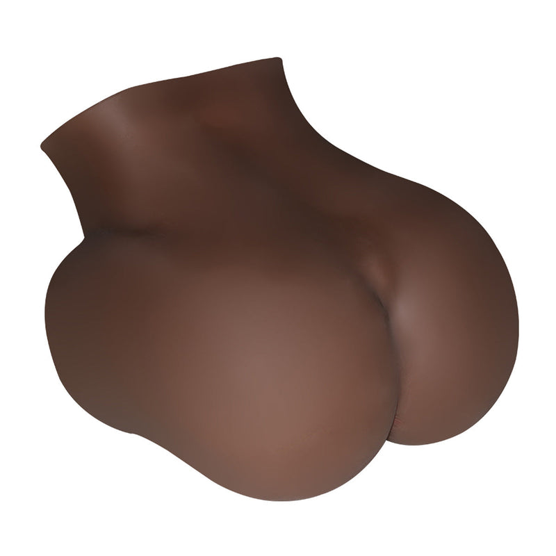 Perfect Toys - Mega Masturbator - Large Met Twee Gaten - Bruin