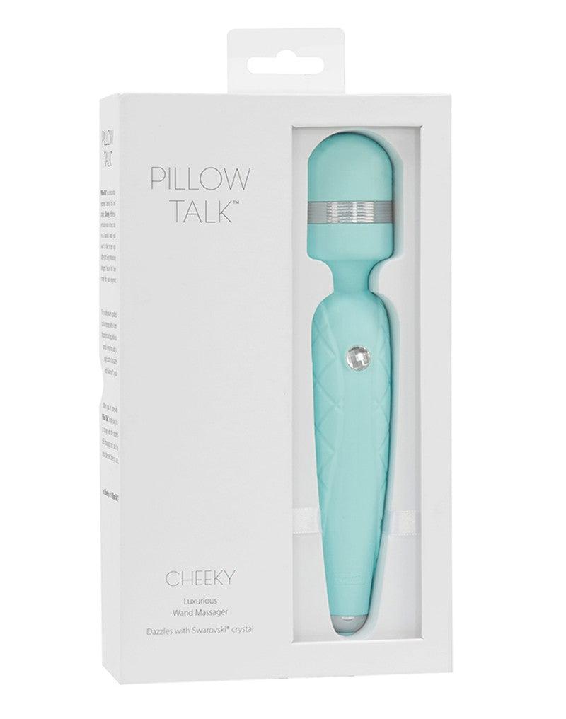 Pillow Talk - Cheeky Wand Massager - Lichtblauw