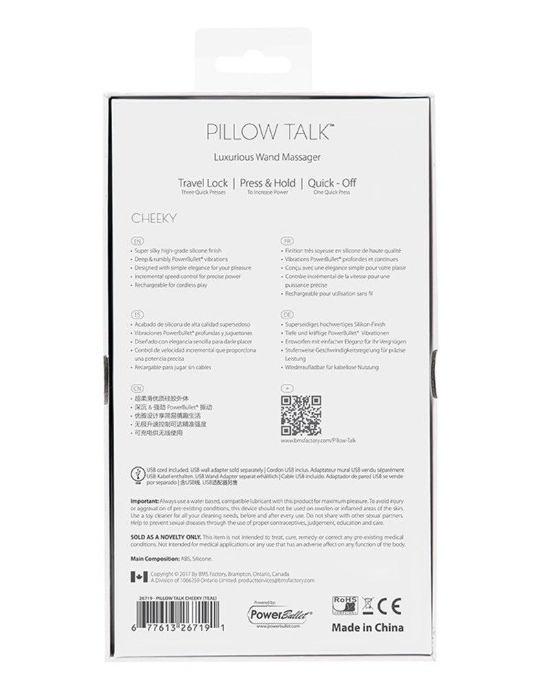 Pillow Talk - Cheeky Wand Massager - Lichtblauw