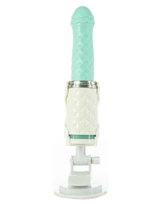 Pillow Talk - Feisty Stotende Vibrator Met handsfree houder - Lichtblauw