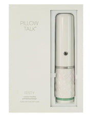 Pillow Talk - Feisty Stotende Vibrator Met handsfree houder - Lichtblauw