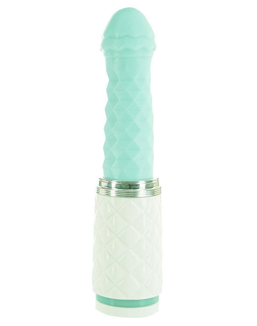 Pillow Talk - Feisty Stotende Vibrator Met handsfree houder - Lichtblauw