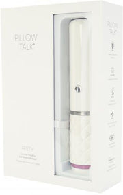 Pillow Talk - Feisty - Stotende Vibrator Met Handsfree Houder - Lichtroze