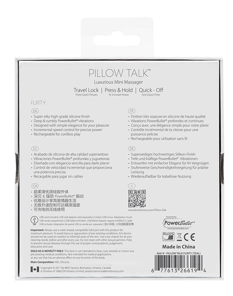 Pillow Talk - Flirty Bullet Vibrator - Lichtroze
