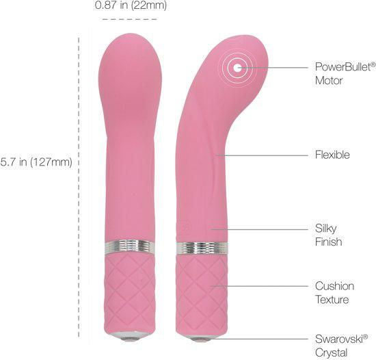 Pillow Talk - Racy - Mini Vibrator - Lichtroze