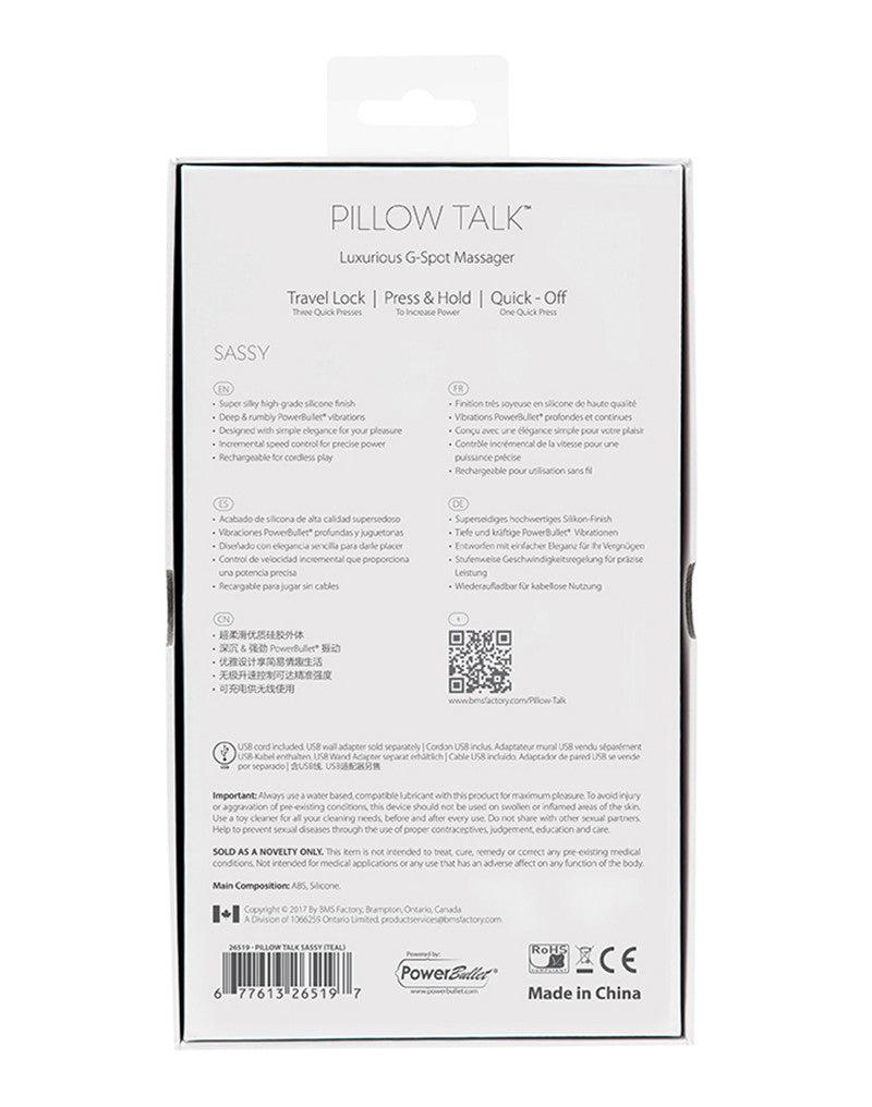 Pillow Talk - Sassy - G-Spot Vibrator - Lichtblauw