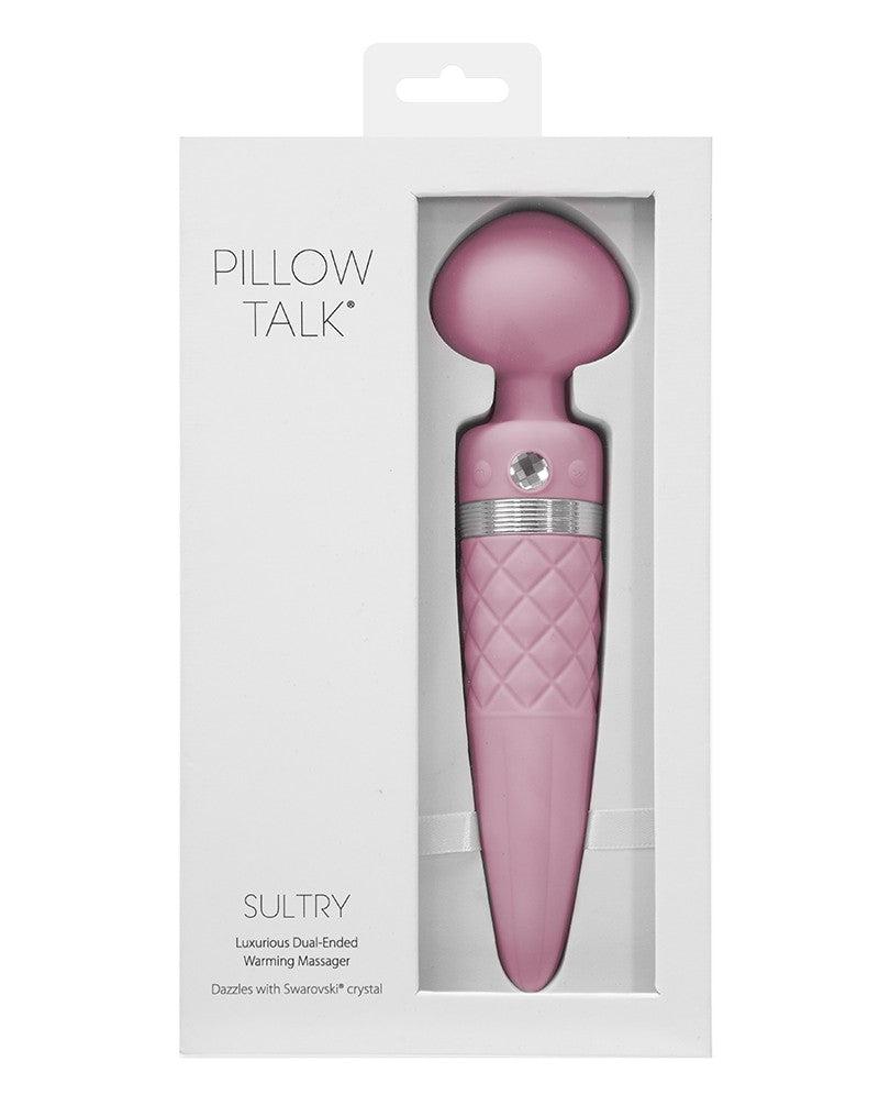Pillow Talk - Sultry - Roterende Wand & G-spot Vibrator - Met verwarmingsfunctie - Dusty Rose